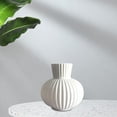thumbnail image 4 of Jarrón moderno versátil adorno de mesa jarrón de arte decorativo contenedor floral para blanco S, 4 of 6