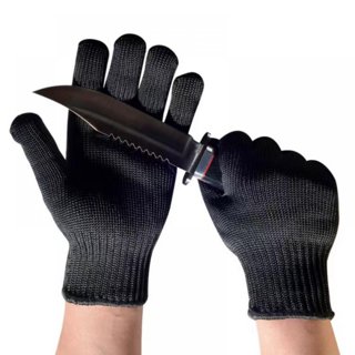 2 Pairs Protective Cut Resistant Gloves Level 5 Certified Safety