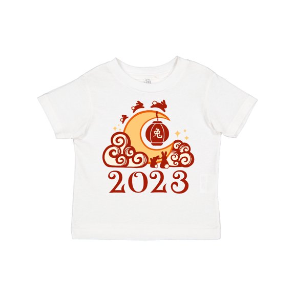 Inktastic 2023 Chinese Year of the Rabbit Boys or Girls Toddler T-Shirt