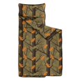 thumbnail image 2 of Camo and Branch Brown Pattern Teens Toddler Nap Mat with Pillow, Sleeping Mat Bag for Preschool Daycare 50"x20", 2 of 6