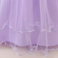 thumbnail image 6 of KAOOCXU Summer Dress For Girl Sequins Sleeveless O-Neck Ruffled Floral Pleated Mesh Layered Princess Dresses Kids Durable Playsuit Sunsuit Clothes, 6 of 9