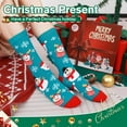 thumbnail image 4 of Mens Funny Socks Christmas Socks for Men Women Colorful Fun Novelty Crew Patterned Socks 6 Pairs US 7-13, 4 of 7