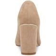 thumbnail image 3 of Marc Fisher Womens Viviene Leather Pointed Toe Classic Pumps, 3 of 5