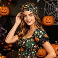 thumbnail image 5 of LTTVQM Elastic Soft Halloween Pumpkin Print Wide Knotted Headbands Women Daily Running Fitness Hair Band Accessories, 5 of 5