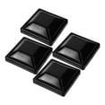 thumbnail image 3 of Shisuyan Fence Caps Outdoor Post Cover Black Plastic 4Set 3.7X3.7X1.2In, 3 of 8