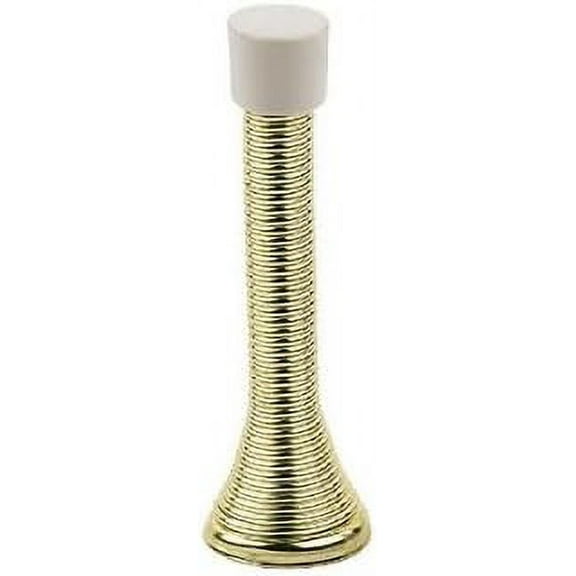 10 DOORSTOP DOOR STOP SPRING SPRUNG SPIRAL BRASS