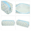 thumbnail image 3 of 1 Pc Bolsa de Maquillaje Pequeña y Duradera para Mujeres, Acolchada, Ideal para Vacaciones, Viajes y Gimnasio, Color Azul y Amarillo, Algodón, 3 of 3