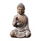 thumbnail image 2 of Antiguo chino estatuilla de Buda resina estatua artesanía escultura ornamento Semi Manual para escritorio coche Interior porche estantería , estilo b Soledad Estatua de Buda de resina, 2 of 10