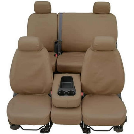 SeatSaver Seat Protector: 2001 Fits TOYOTA HIGHLANDER REAR 60 (Polycotton, Taupe)