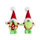 thumbnail image 3 of De Barba Verde Sin Rostro Adornos De Duende Enano De Pie Para Decoración De Fiesta De Navidad Methold HA043203-02, 3 of 6