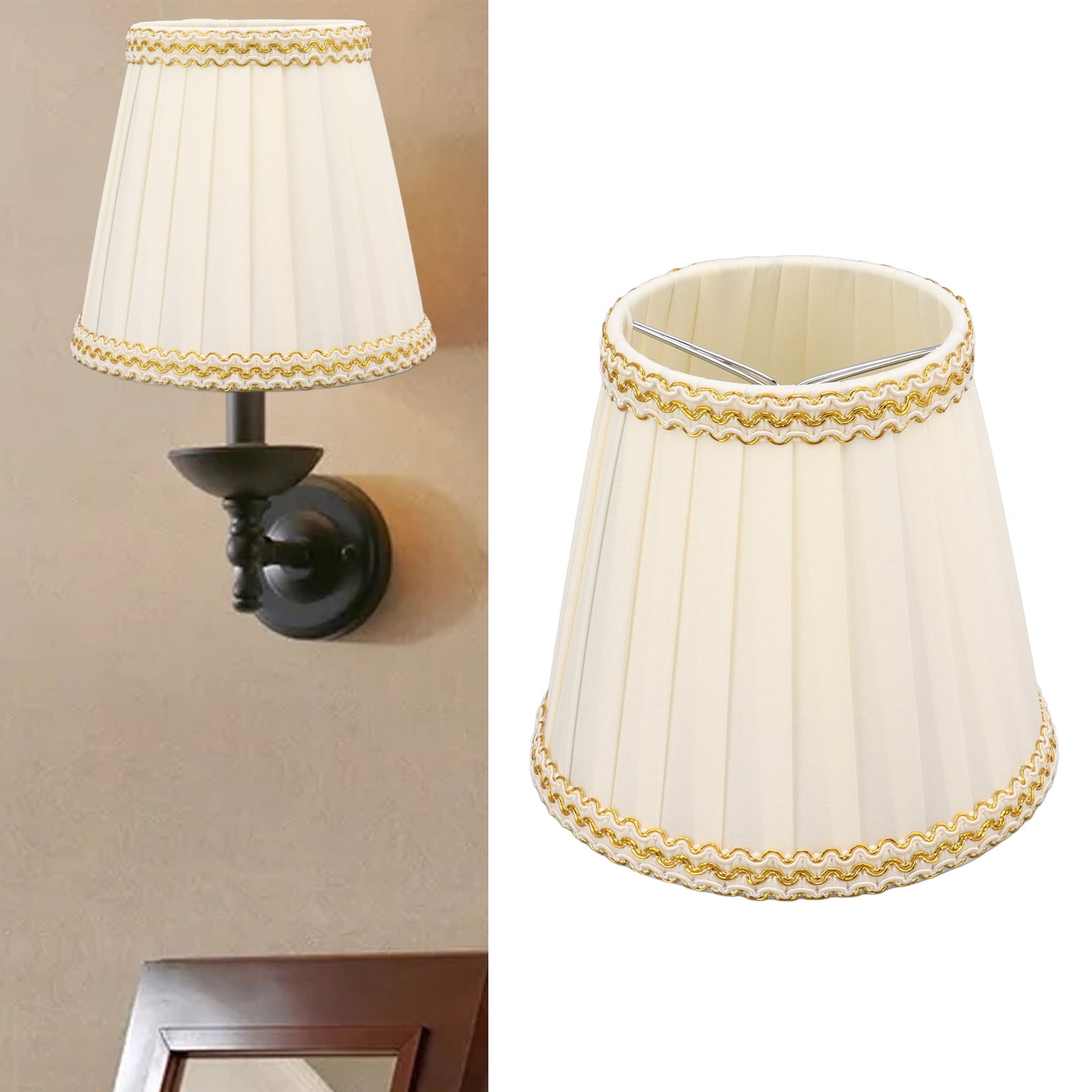 Chandelier Light Shade Retro Cloth Lampshade Nordic Style For Candle Chandelier From Lamp Covers & Shades - Price 16.9 - View #7