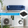 thumbnail image 5 of Uxcell Square Rubber Anti-Vibration Pads  with Hole 1.97" x 1.97" x 0.4", Black 8Pcs, 5 of 5