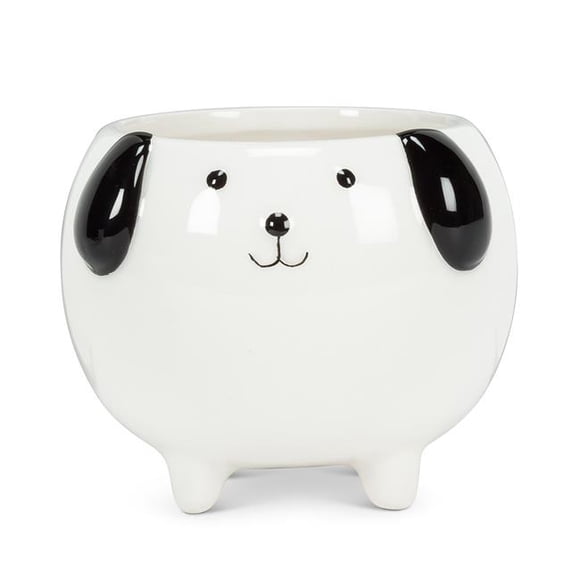 3 Po Jardinière pour Chien en Céramique&44; Blanc - Petit