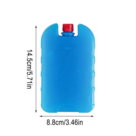 Qiweii 2025 New Ice Packs Ice Crystal Boxes for Coolers Reusable Freezer Packs Camping Cooler Ice Blocks Cool Packs for Lunch Boxes Air Conditioner Fan Hot Weather Shipping