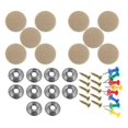 thumbnail image 5 of Universal Car Roof Headliner Repair Kit with Snap Rivets Retainer for Interior Ceiling Cloth Fixing Grey 10Pcs, 5 of 5