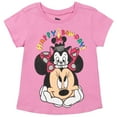 thumbnail image 3 of Disney Minnie Mouse Birthday Toddler Girls T-Shirt Toddler to Big Kid, 3 of 5