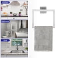 thumbnail image 4 of 5pcs Bathroom Hardware Set, 23.6Inch Stainless Steel Towel Bar Set, Toilet Paper Holder, 2 Towel Hook Wall Mount Silver, 4 of 6