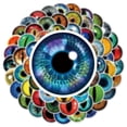 thumbnail image 4 of Set de pegatinas Eyeball Waterproof Vinyl Graffiti, 80 unidades, 4 of 4