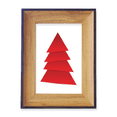 thumbnail image 1 of Abstract Christmas Tree patron de origami Marco de imagen marco de escritorio, 1 of 4
