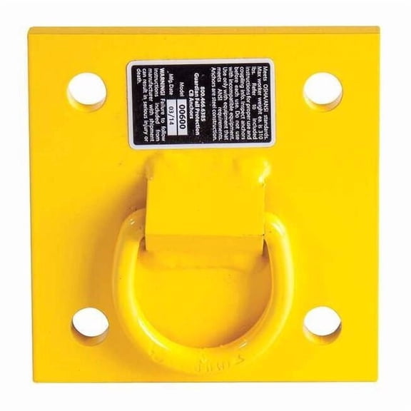 Concrete Anchor, Galvanized Steel, 6 in x 6 in, 420 lb Weight Capacity, 5000 lb Tensile Strength