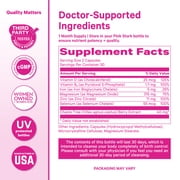 Pink Stork Birth Control Cleanse: Hormone Support with Chaste, Magnesium, Zinc, Vitamin D, 60 Capsules
