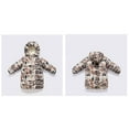 thumbnail image 3 of HIPYLO Toddler Ski Jacket 2t Coats for Toddler Boys Baby Boy Winter Outfits Size 4t Girls Clothes Fall/winter Little Girls Christmas Clothes for Kids, Beige 18-24 Months, 3 of 4