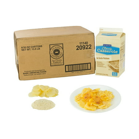 Baf Whipp 20922 Baf Au Gratin Potato Casserole, Reduced Sodium, Complete Kit With Sauce, One Panconvenience, 264 4Oz Servings Per Case, 6/2.25 Lb