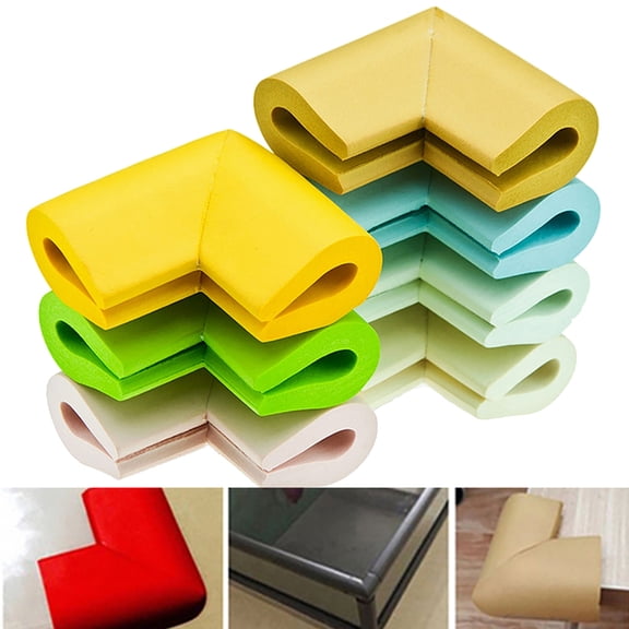 Dengjunhu 4 pcs Baby Furniture Corner Safety Bumper Security Table Desk Corner Edge U type Protector Guard Cushion Softener