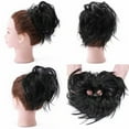 thumbnail image 3 of SEGO Messy Bun Hair Piece For Women Wavy Hair Scrunchies Synthetic Hair Bun Hairpiece Fluffy Tousled Updo Scrunchie Chignon Wrap On Scrunchy Bun Extensions Donut for Women, 3 of 7