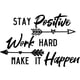 thumbnail image 2 of Calcomanías para laptop con frases inspiradoras: Mantente positivo, trabaja duro, hazlo realidad, calcomanía para computadora, flecha de amor, calcomanía decorativa para tablet PC., 2 of 8