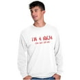 thumbnail image 4 of Im a Ninja You Cant See Me Fighter Men's Long Sleeve Tee T Shirt Brisco Brands X, 4 of 5