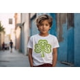 thumbnail image 2 of Heart-Shaped Shamrock St. Patricks Day Symbol of Luck Youth's T-shirt, 2 of 3