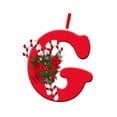thumbnail image 4 of Adornos navideños con letras colgantes, adornos navideños decorativos para centros comerciales, coronas, cumpleaños, año Nuevo, interiores G, 4 of 8