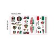 thumbnail image 3 of 3 Pcs Football Temporary Tattoos Football Team Tattoos Footballs Face Stickers for Touch Down Party Decorations Sports Themed Party plies, 3 of 6