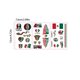 thumbnail image 3 of Tatuajes temporales de partidos de fútbol: pegatinas deportivas impermeables para la cara y el cuerpo para niños y adultos, decoraciones para animar a los aficionados en fiestas en estadios,, 3 of 6