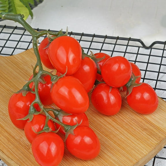 FRCOLOR True Artificial Fruit Decoration Simulated Tomato 4.00X2.00X2.00CM Red
