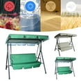 thumbnail image 1 of Swing Cover  210D Oxford Waterproof Swing Replacement Cover  UV / Rain Replacement Swing Roof with Seat Cover  Replacement Outdoor Swing Cover (Not Including Chair), 1 of 10