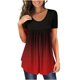 thumbnail image 1 of Blusa de manga corta con cuello redondo, informal, cómoda, a la moda para mujer OAVQHLG3B Store  lin121212, 1 of 4