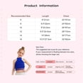 thumbnail image 7 of vastwit Kids Girls Latin Dance Tassel Shirt Sleeveless Layered Fringe Crop Top Samba Tango Ballroom Dancewear Burgundy 10, 7 of 7