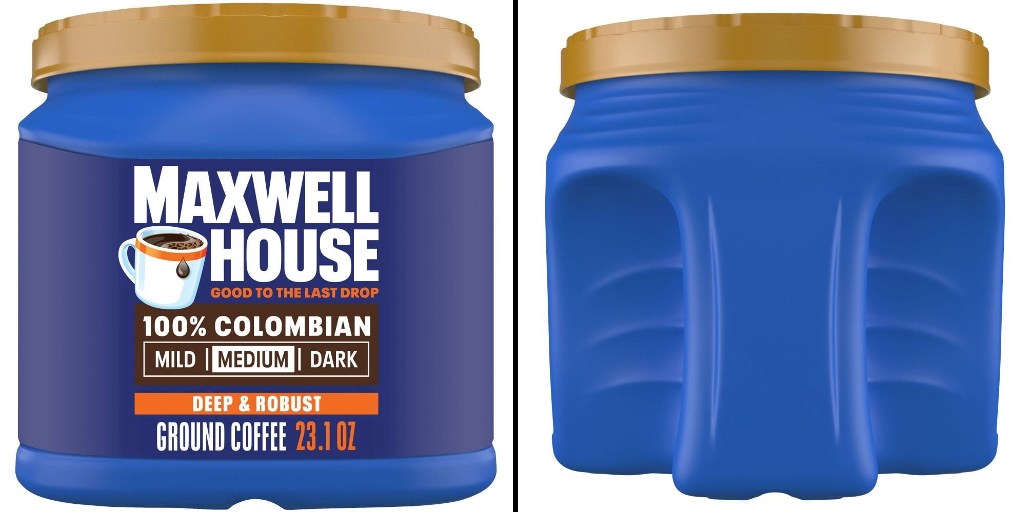 Maxwell House Cafe Cafe Vienna 9 oz & Maxwell House 100% Colombian Ground Coffee 23.1 oz