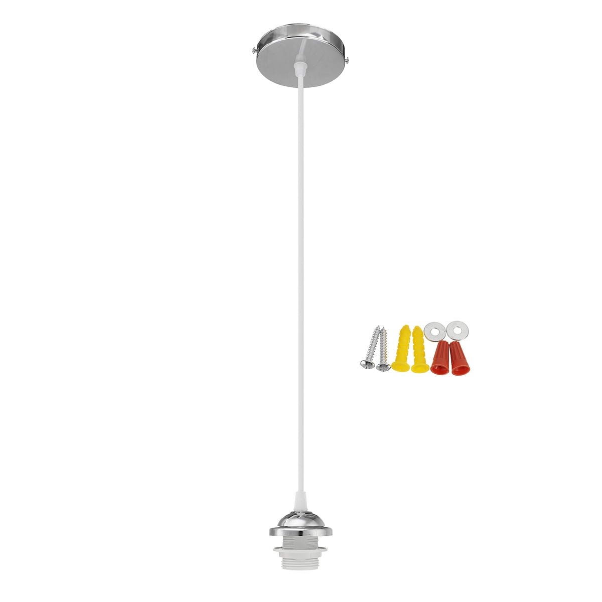 Screw Ceiling Rose Light Fitting Vintage Industrial E27 Pendant Lamp Bulb Holder