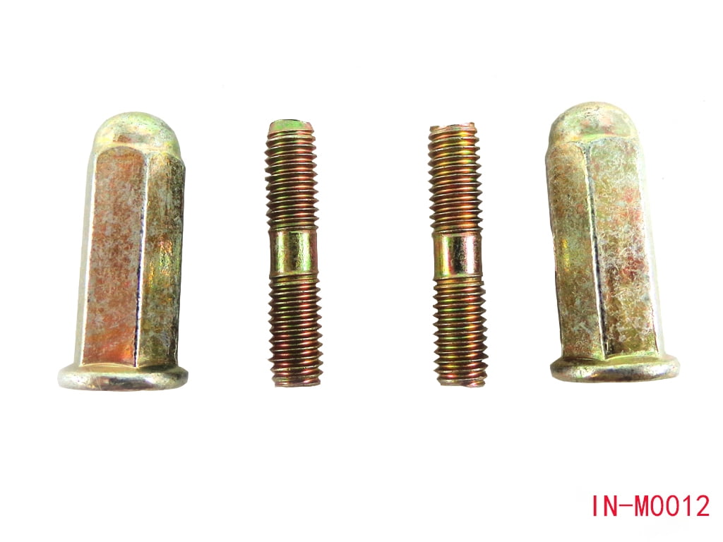 GY6 50cc150cc Muffler Screw Set 6mm Exhaust Bolts Nuts Scooter Moped