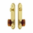 thumbnail image 3 of Grandeur Arc Tall Plate Single Cylinder One Piece Knobset with Baguette Knob, 3 of 6