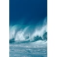 thumbnail image 2 of Frates, Dennis 11x14 White Modern Wood Framed Museum Art Print Titled - Breaking Waves II, 2 of 4