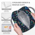 thumbnail image 3 of Gaeub Dinosaur Lunch Bag Water-Resistant, Leakproof, Durable, with Spacious Main Compartment and Front Pocket, for School, Work, Picnic, Outdoor Use-One Size, 3 of 6