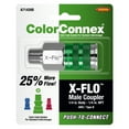 thumbnail image 2 of ColorConnex® X-Flo™ Coupler, Type B, 1/4" Body, 1/4" MNPT, Green, 2 of 5