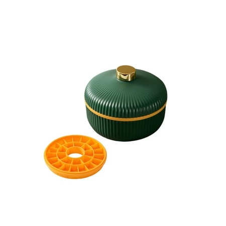 

Soft Silicone Ice Block Maker Box Ice Cube Tray Set with Lid & Shovel for Drinks Green Single Layer