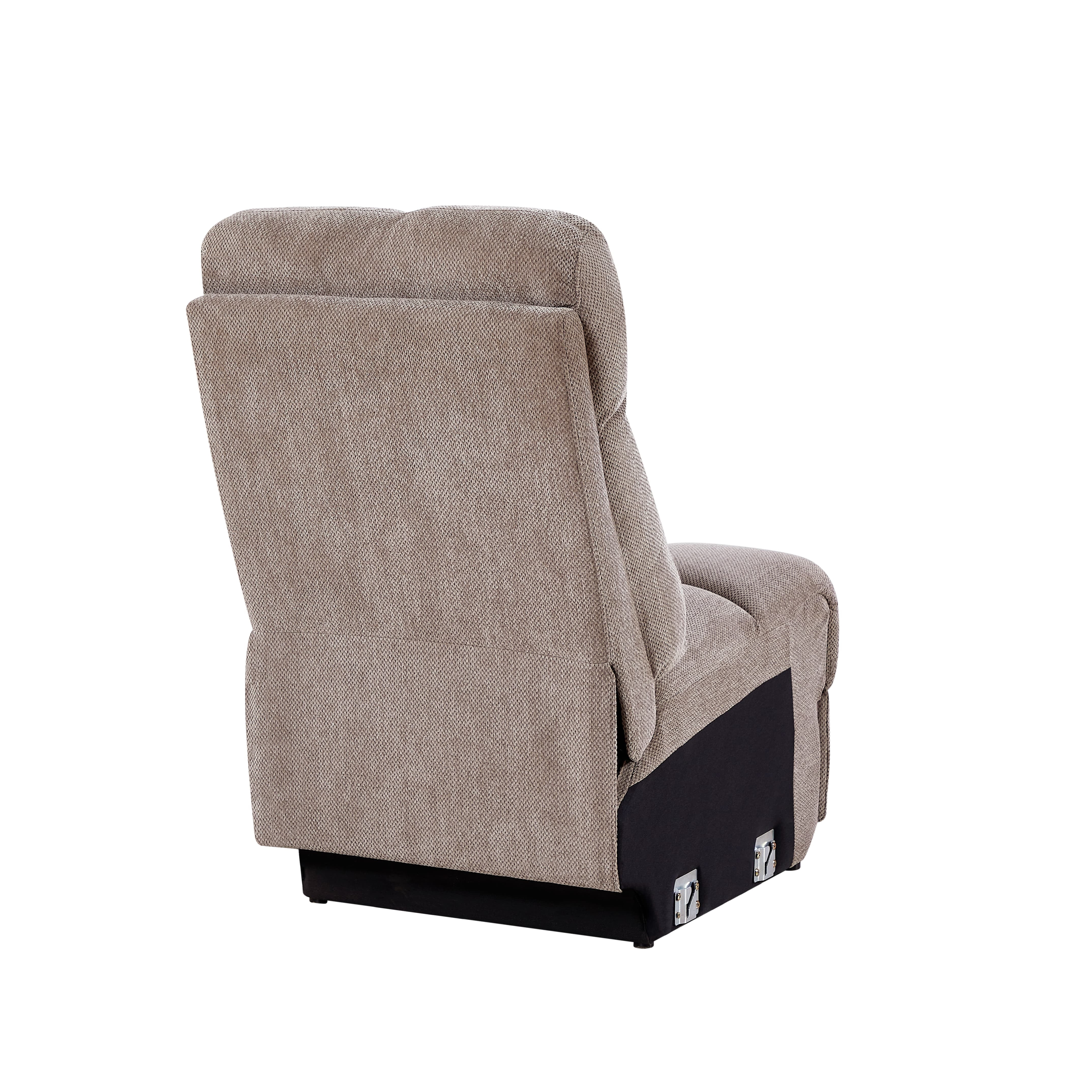 MAYEERTY Home Classic Power Recliner with Soft Fabric,Beige