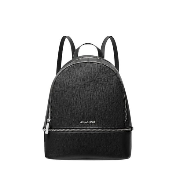 Michael Kors Women's Rhea Medium Pebbled Leather Backpack (Black) 35S5GRAB2L-001