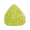 thumbnail image 1 of Fauteuil poire Fluffy Stars vert de Gouchee Home – En polyester doux avec rembourrage en billes de polystyrène, adapté aux adultes et aux adolescents, siège léger pour chambre ou salle de jeux, 1 of 7